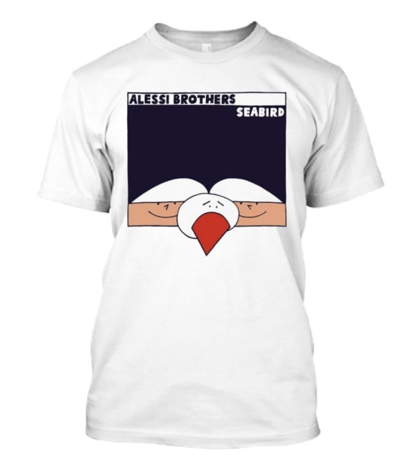 Alessi Brothers Seabird Cartoon Style Duo With Seagull T-Shirt