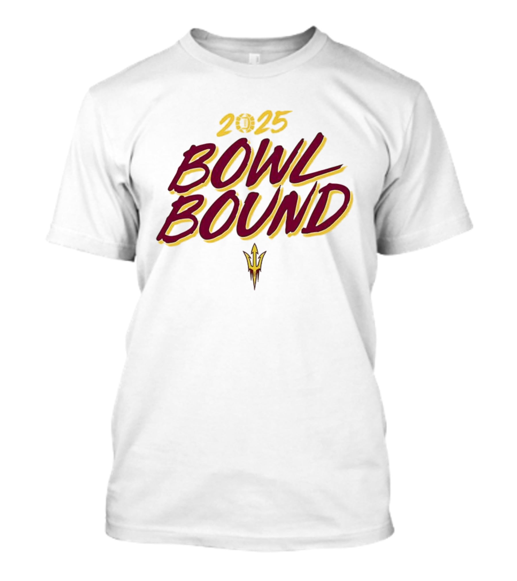Arizona State Sun Devils 2025 Bowl Bound Football Team Victory T-Shirt