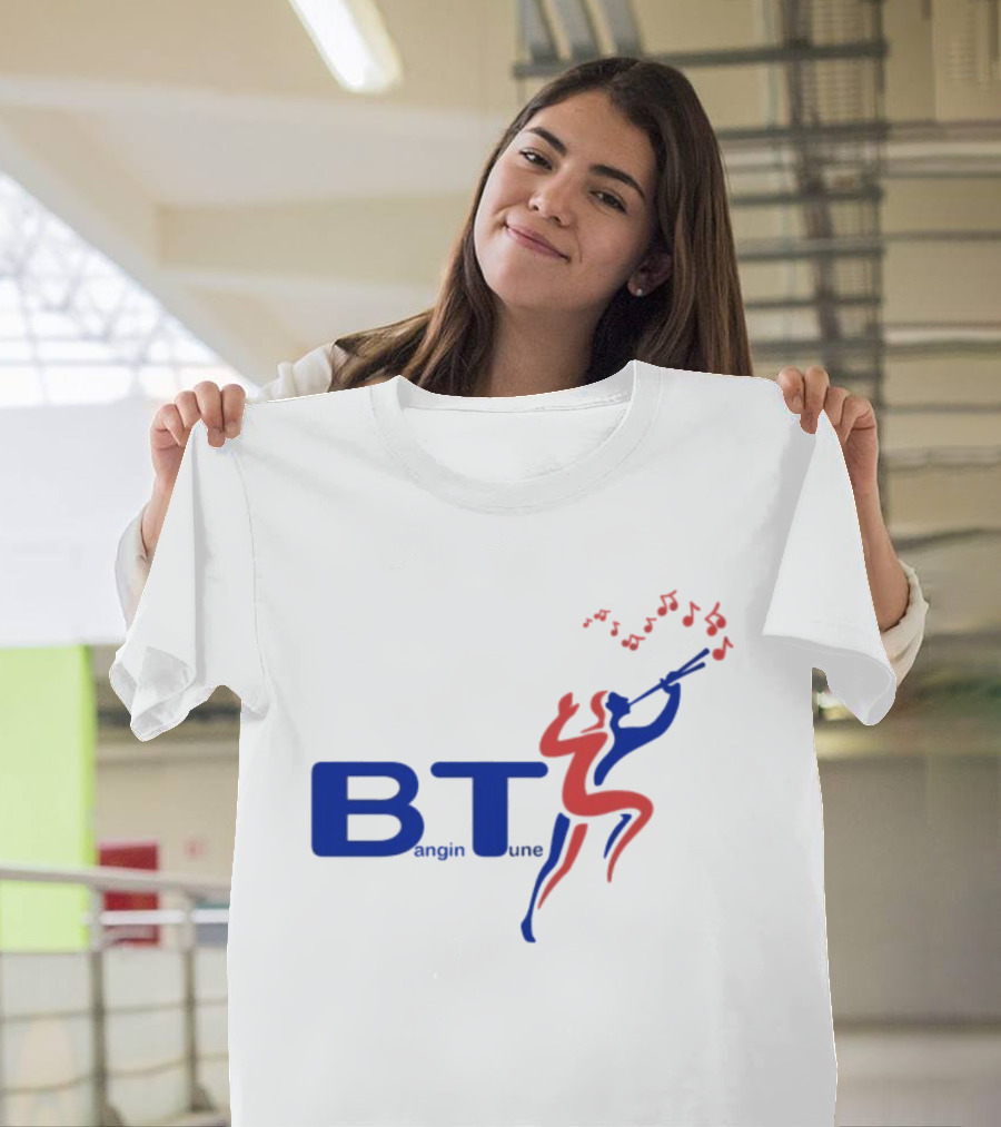 BT Bangin Tune Music Notes Jazz Player T-Shirt