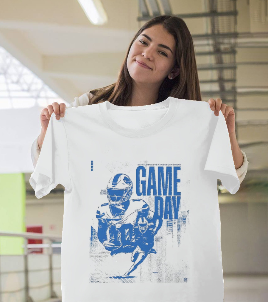 Buffalo Bills Vs Kansas City Chiefs 2025 NFL Game Day Matchup Highlights T-Shirt
