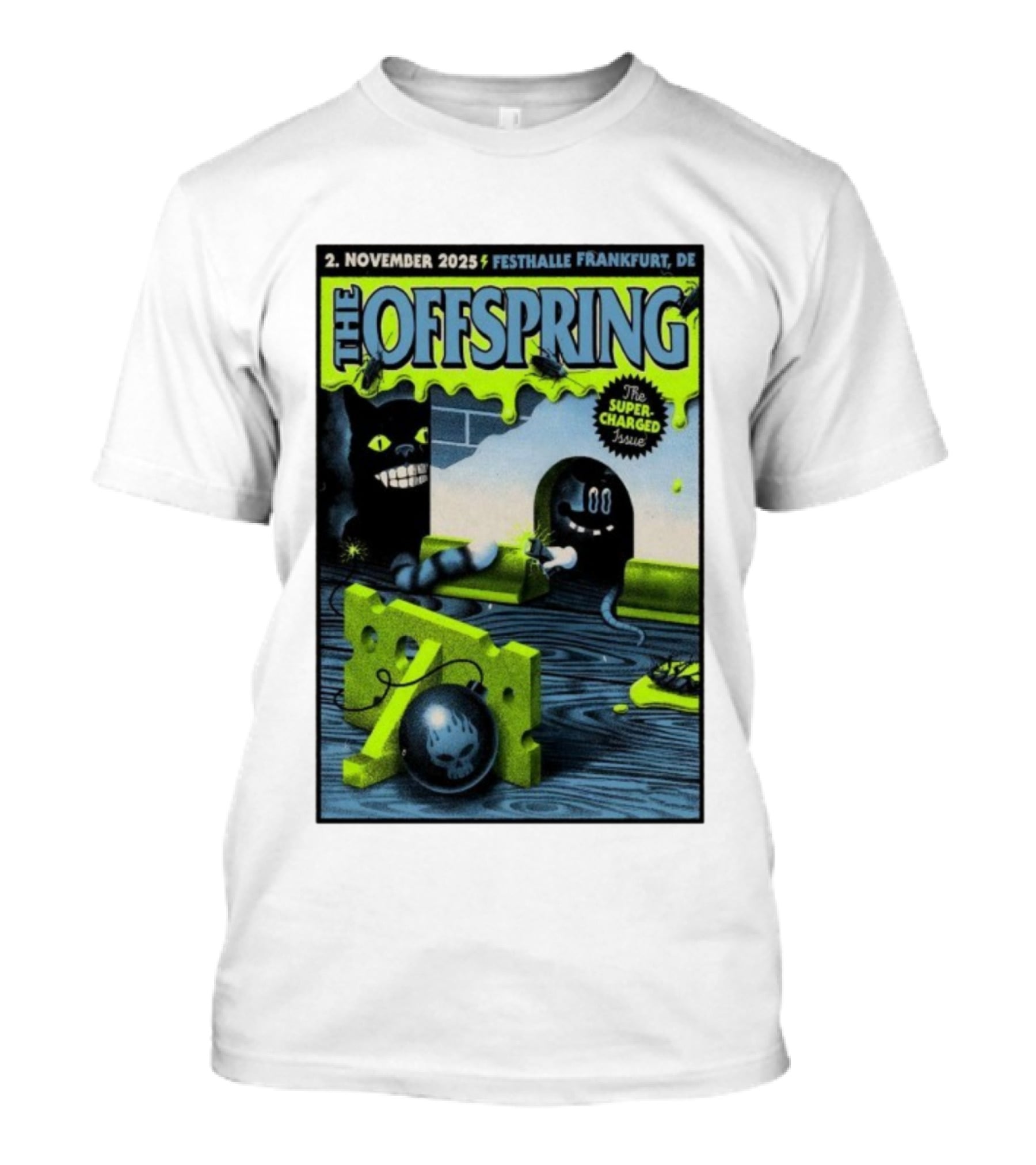 The Offspring Festhalle Frankfurt November 2 2025 Super-Charged Issue T-Shirt