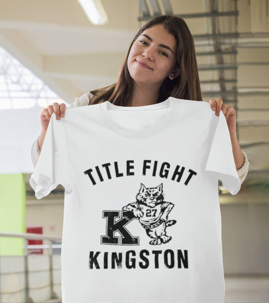 Title Fight Kingston Cat Mascot Retro Style T-Shirt