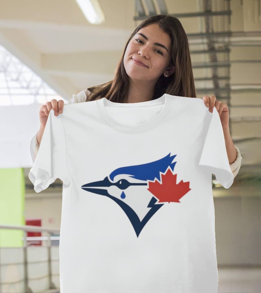 Toronto Blue Jays Maple Leaf Logo With Tear Drop T-Shirt