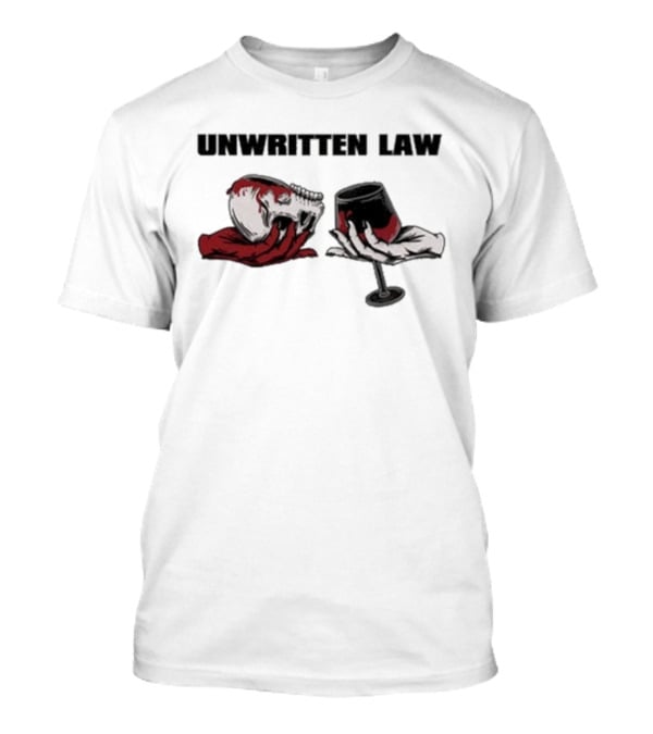 Unwritten Law Beggars Skull And Wine Glass Graphic T-Shirt