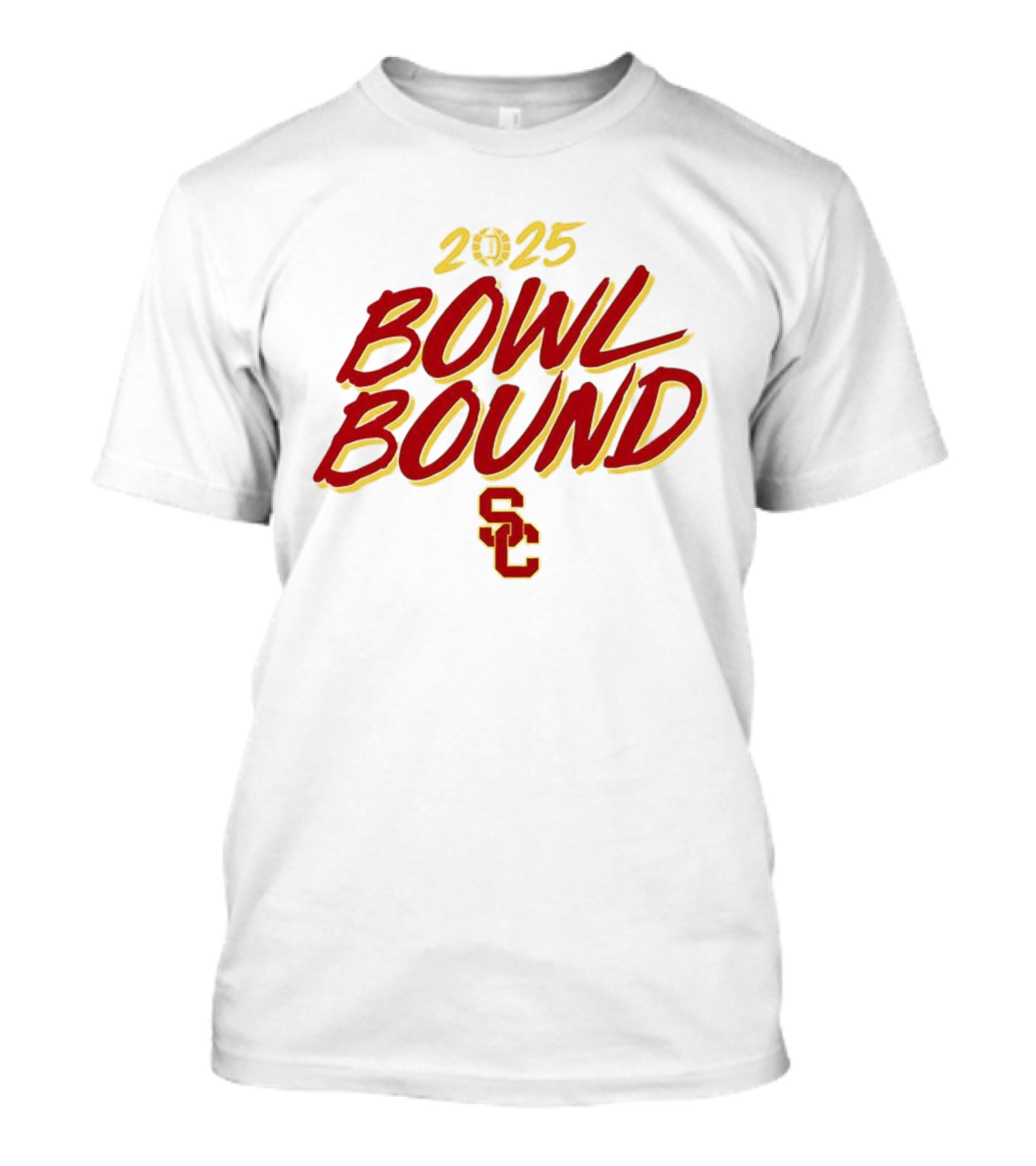2025 USC Trojans Bowl Bound Football SC T-Shirt