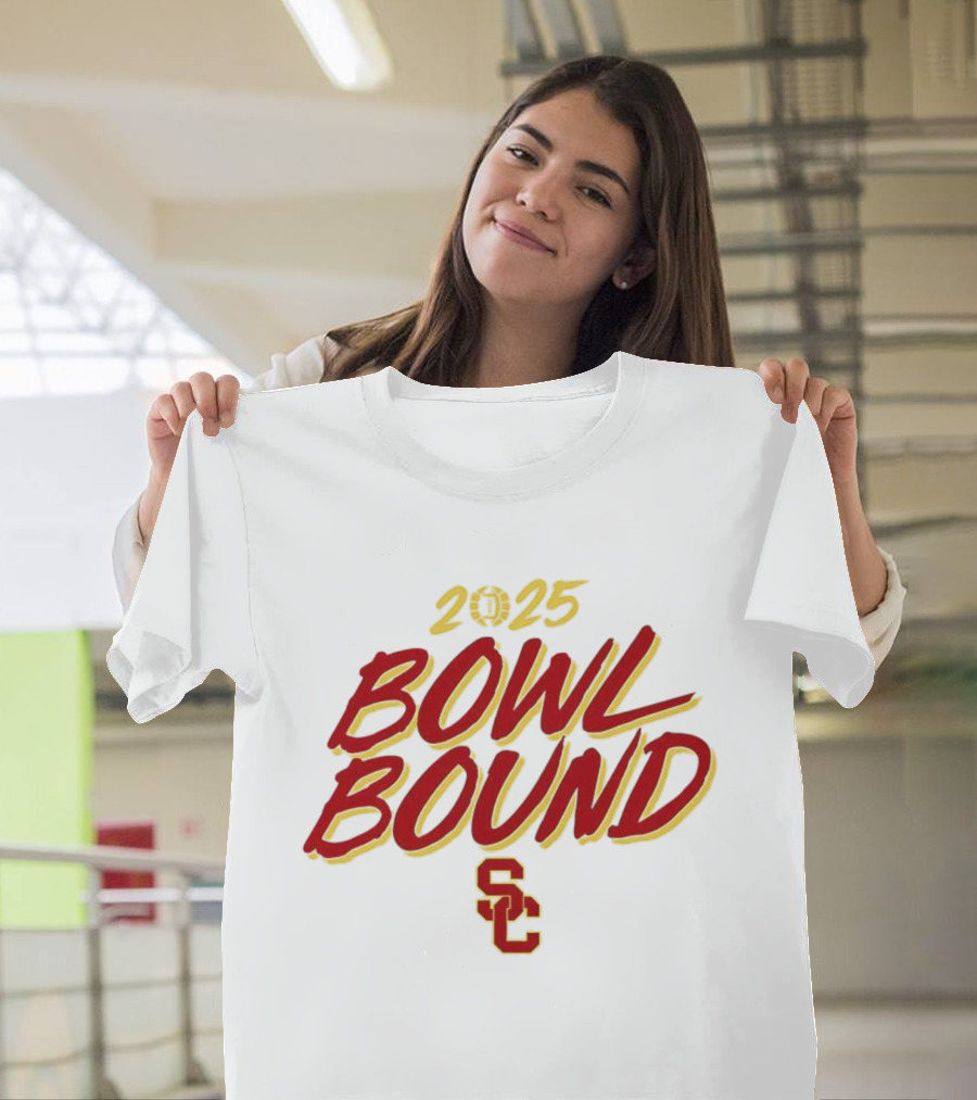 2025 USC Trojans Bowl Bound Football SC T-Shirt