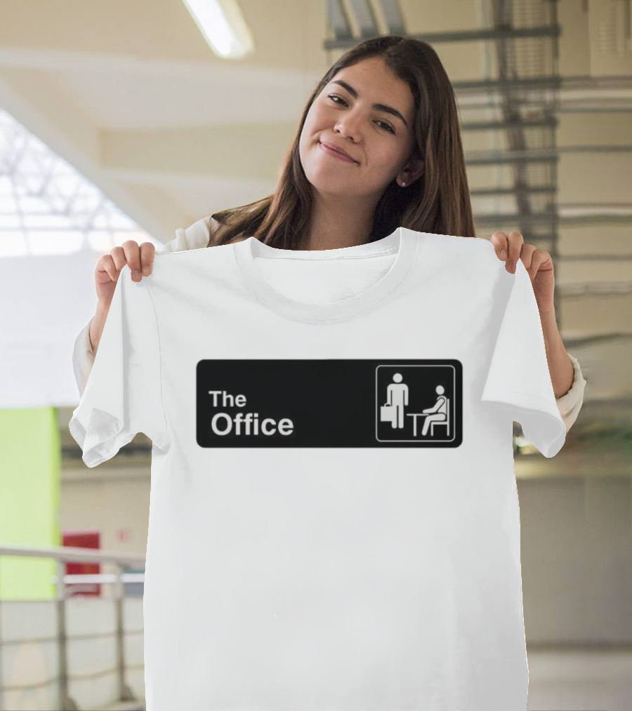 The Office Black And White Iconic Symbol Design T-Shirt