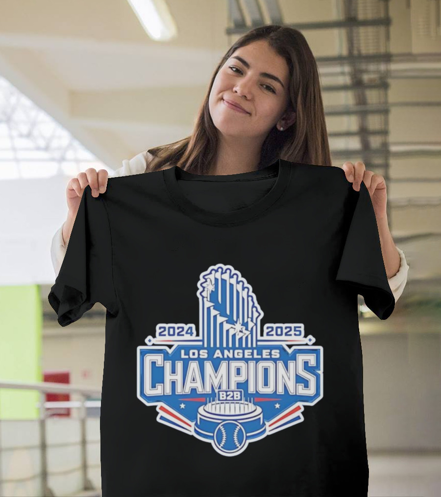 2024 2025 Los Angeles B2B Champions Baseball Cup T-Shirt