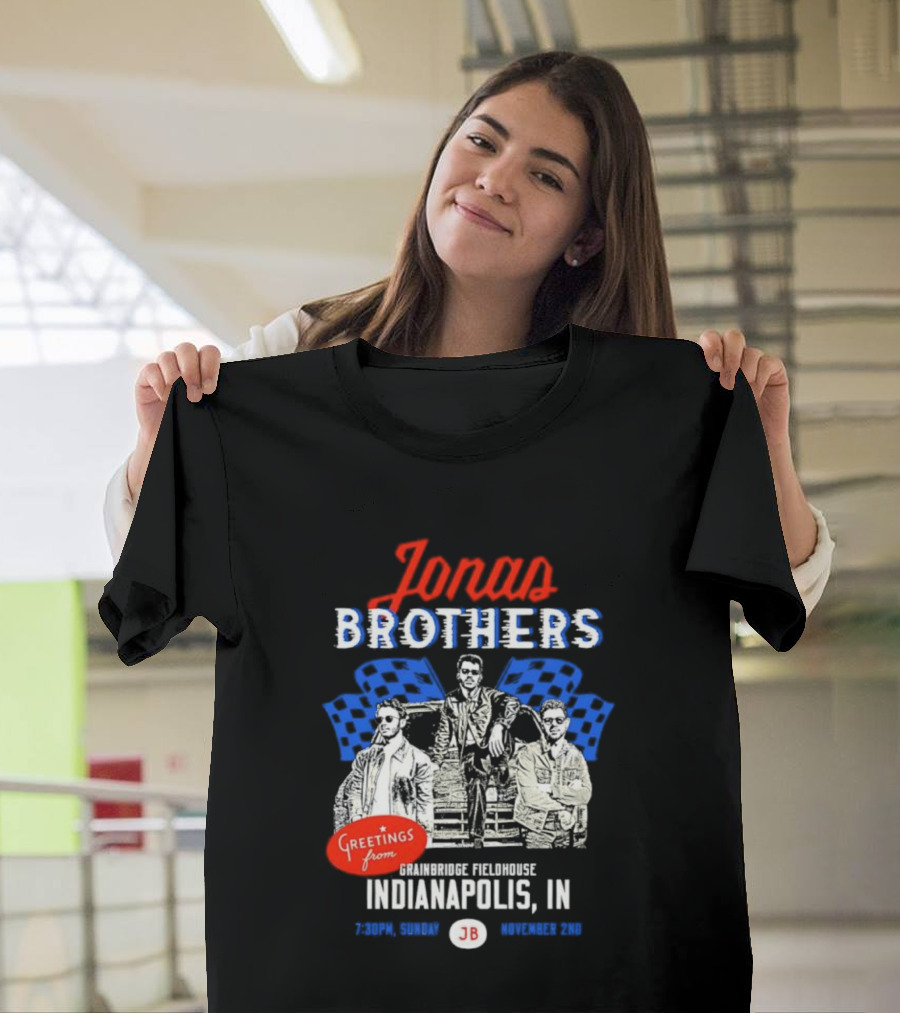Greetings From Jonas Brothers Indianapolis IN Sunday JB Your Hometown T-Shirt