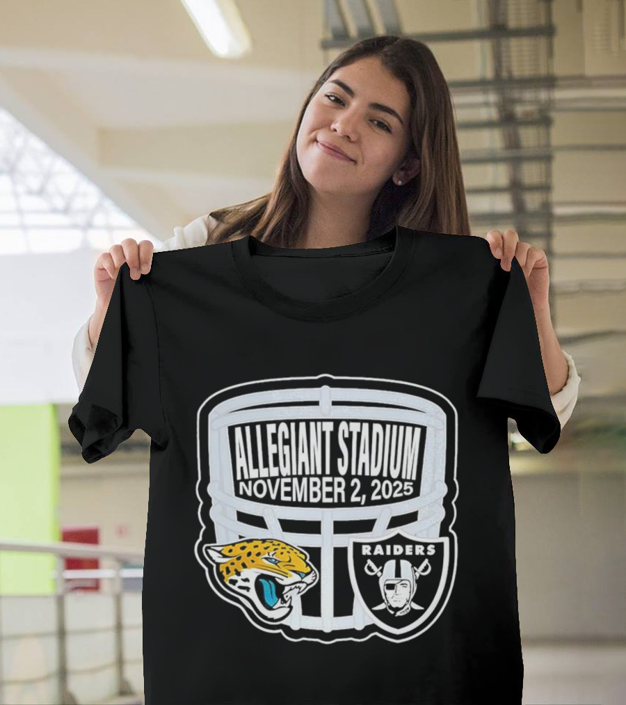 Las Vegas Raiders Vs Jacksonville Jaguars Allegiant Stadium November 2 2025 T-Shirt