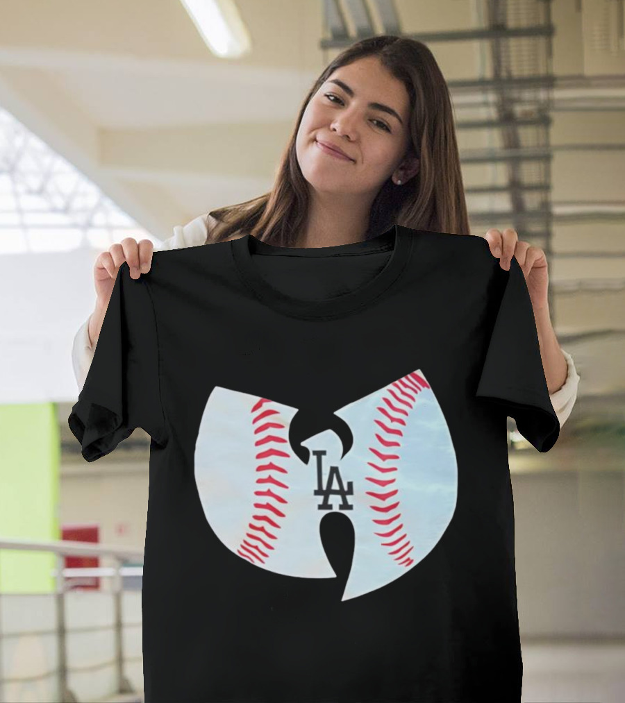 Los Angeles Dodgers Wu Tang Clan Baseball Collaboration T-Shirt