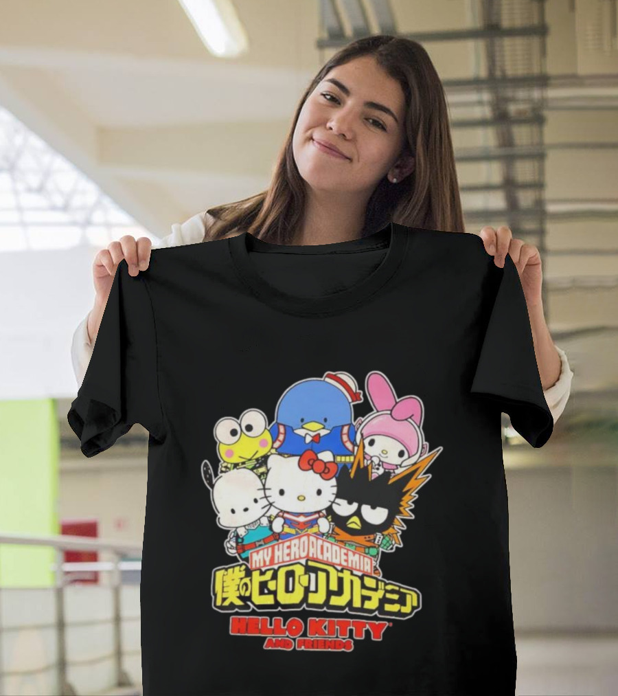 My Hero Academia Boku No Hiro Akademia Hello Kitty And Friends T-Shirt