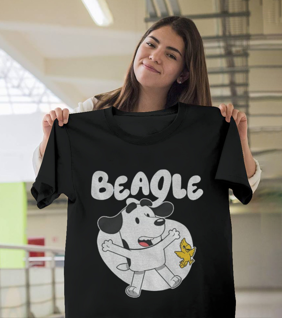 Snoopy Woodstock Bluey Beagle Dog Children Animation T-Shirt
