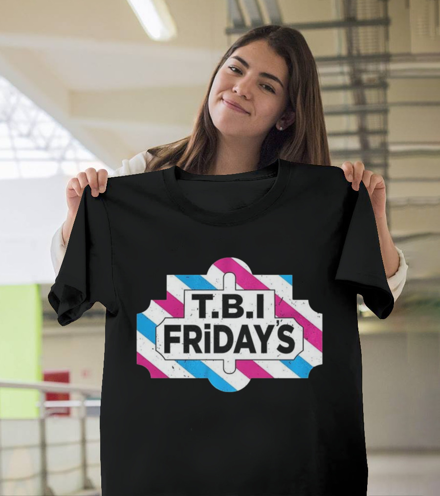 T.B.I Friday's Transgender Pride Flag T-Shirt