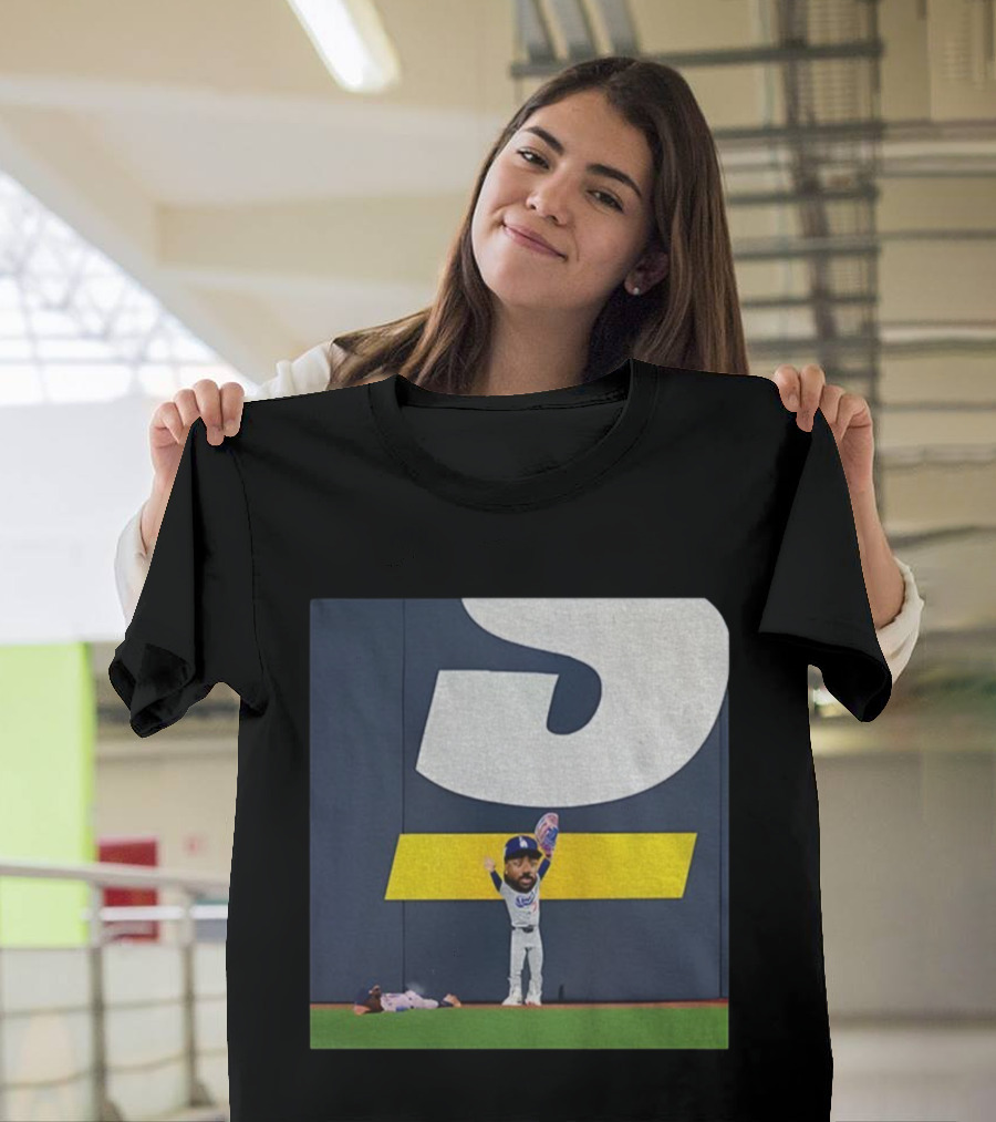 Andy Pages Catch World Series 2025 Champs Los Angeles Dodgers Victory Celebration T-Shirt