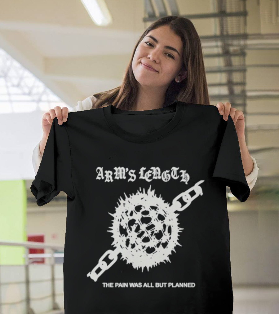 Arm’s Length The Pain Was All But Planned Tour 2025 Spiked Ball Chain Design T-Shirt