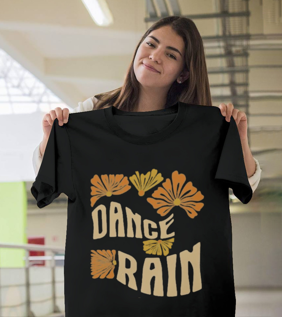 Charles Wesley Godwin Dance Rain Floral Pattern T-Shirt