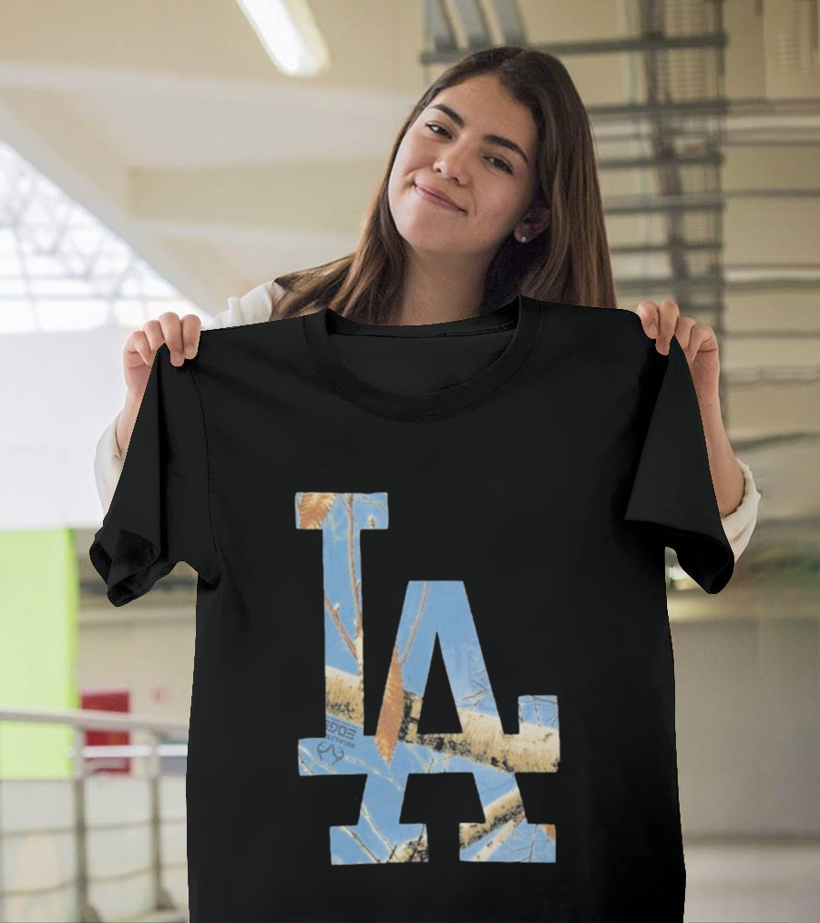 Los Angeles Dodgers LA Realtree Edge Camouflage T-Shirt