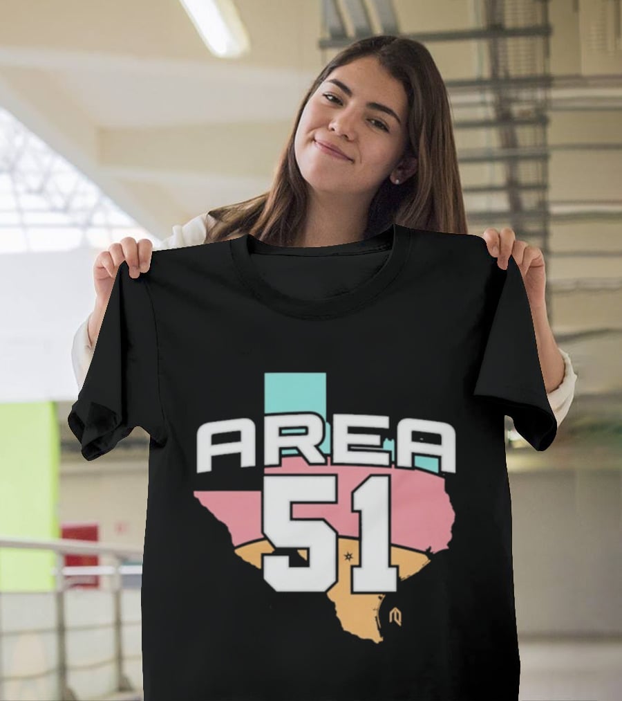 San Antonio Spurs Area 51 Texas Basketball Theme T-Shirt