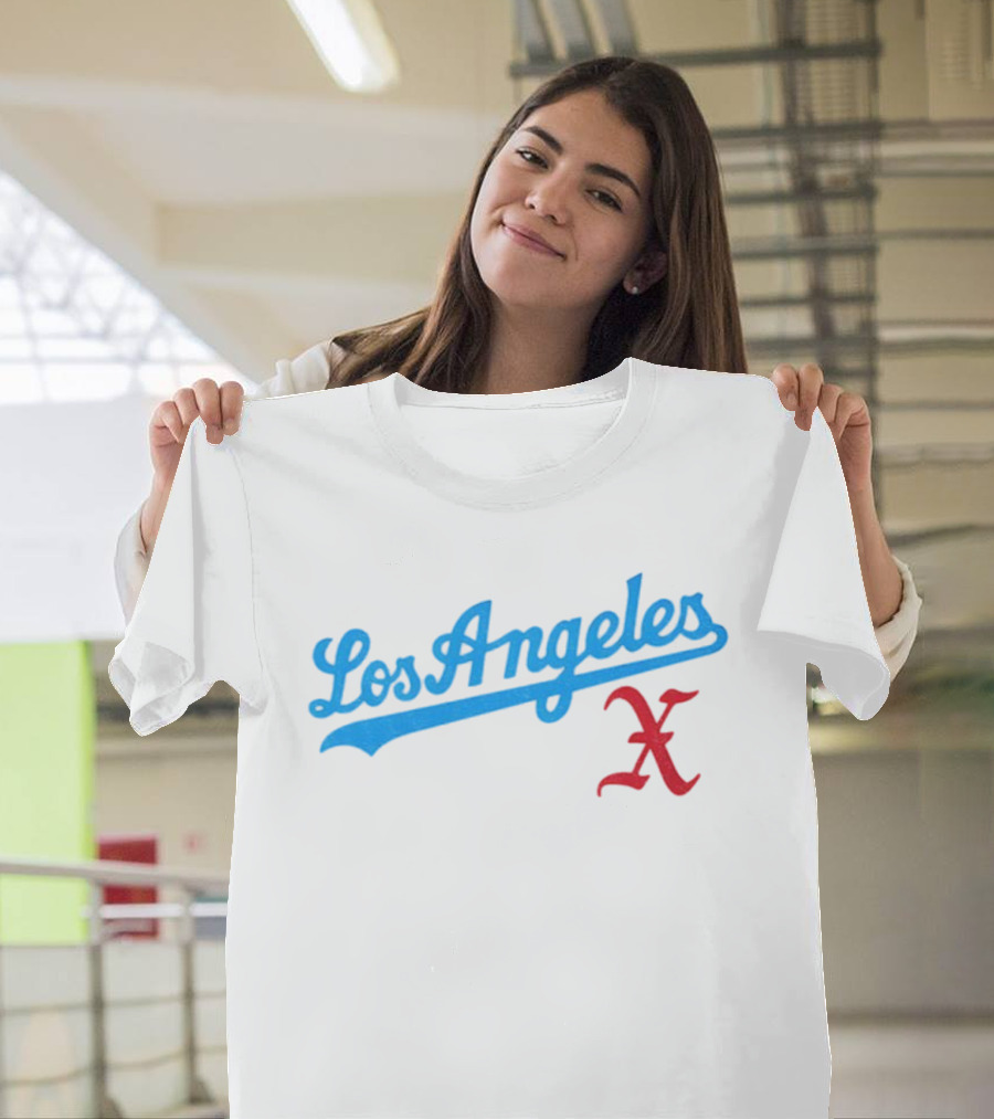 Los Angeles Dodgers MLB 2025 World Series Baseball X T-Shirt