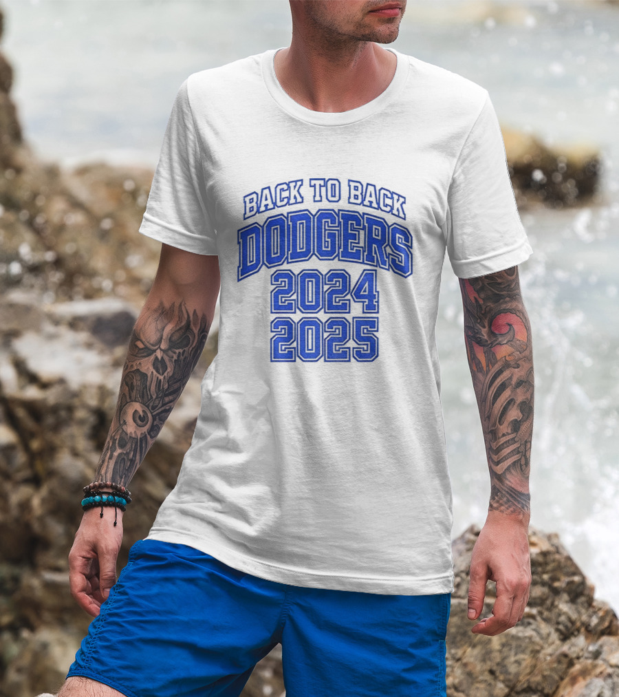 Back To Back Dodgers 2024 2025 T-Shirt