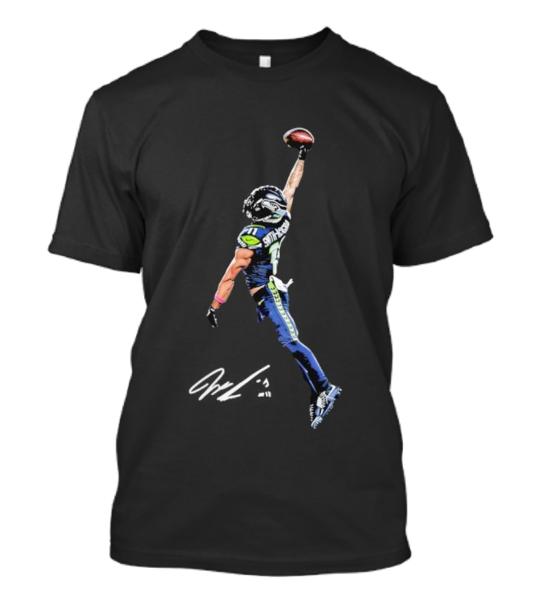 Smith-Njigba Signature Catch Seattle Football T-Shirt