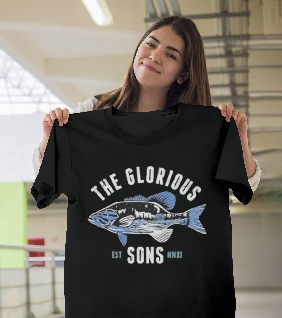The Glorious Sons Fish Vintage Band Tour Logo T-Shirt