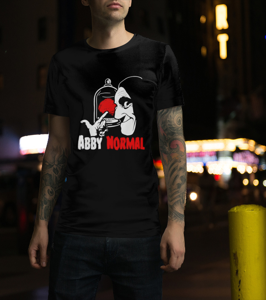 Abby Normal Red Brain Young Frankenstein Character настрой T-Shirt