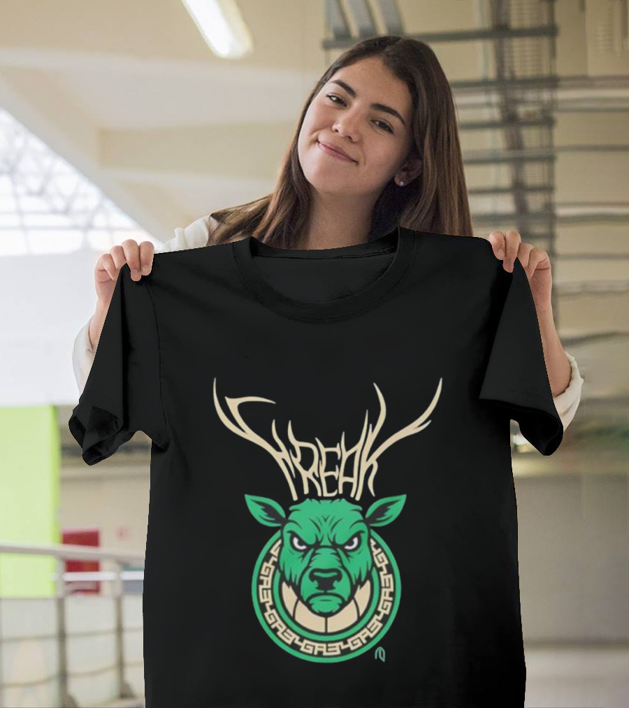 Freak Milwaukee Bucks Giannis Antetokounmpo Deer Player T-Shirt