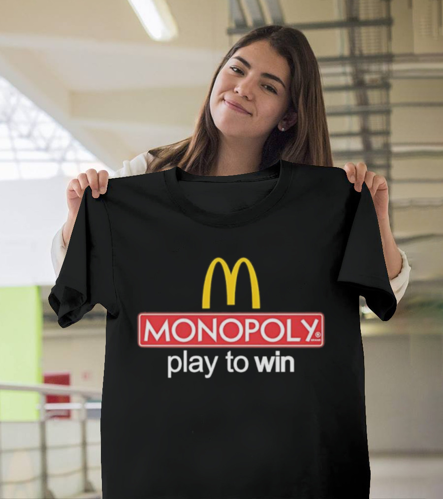 Monopoly Play To Win McDonald's Iconic Game Collaboration T-Shirt