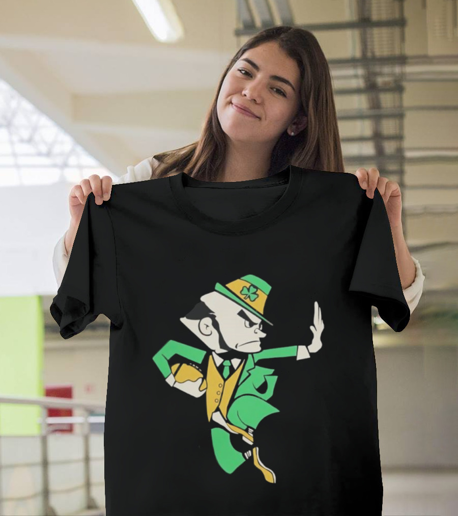 Notre Dame Fighting Irish Traditional Leprechaun Mascot T-Shirt