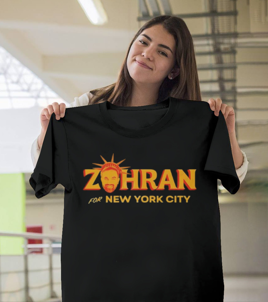 Zohran For New York City Sunburst Design T-Shirt