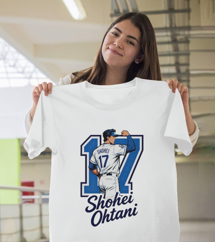 Shohei Ohtani 17 Los Angeles Dodgers Fan Gear T-Shirt