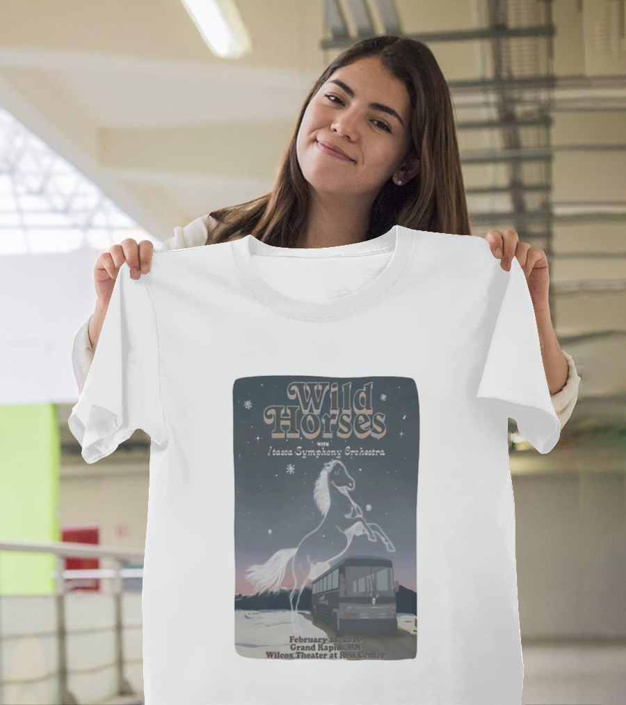 Wild Horses With Itasca Symphony Orchestra February 21 2026 Grand Rapids MN Wilcox Theater At Reif Center T-Shirt