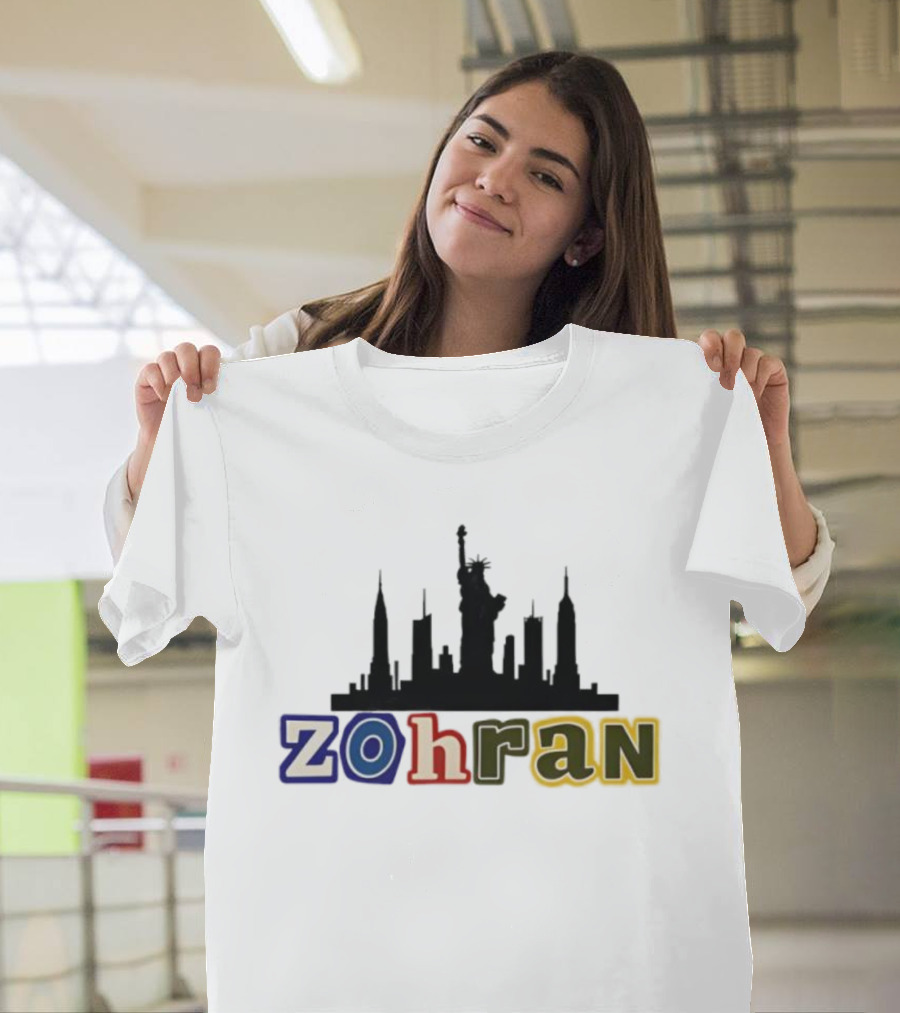 Zohran Mamdani NYC Skyline Statue Of Liberty T-Shirt