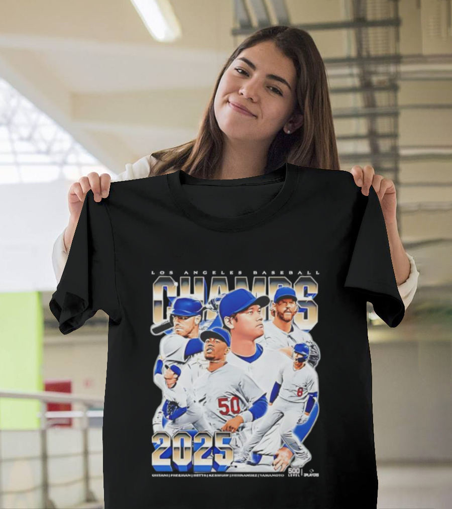 Los Angeles Baseball Champs 2025 Vintage T-Shirt
