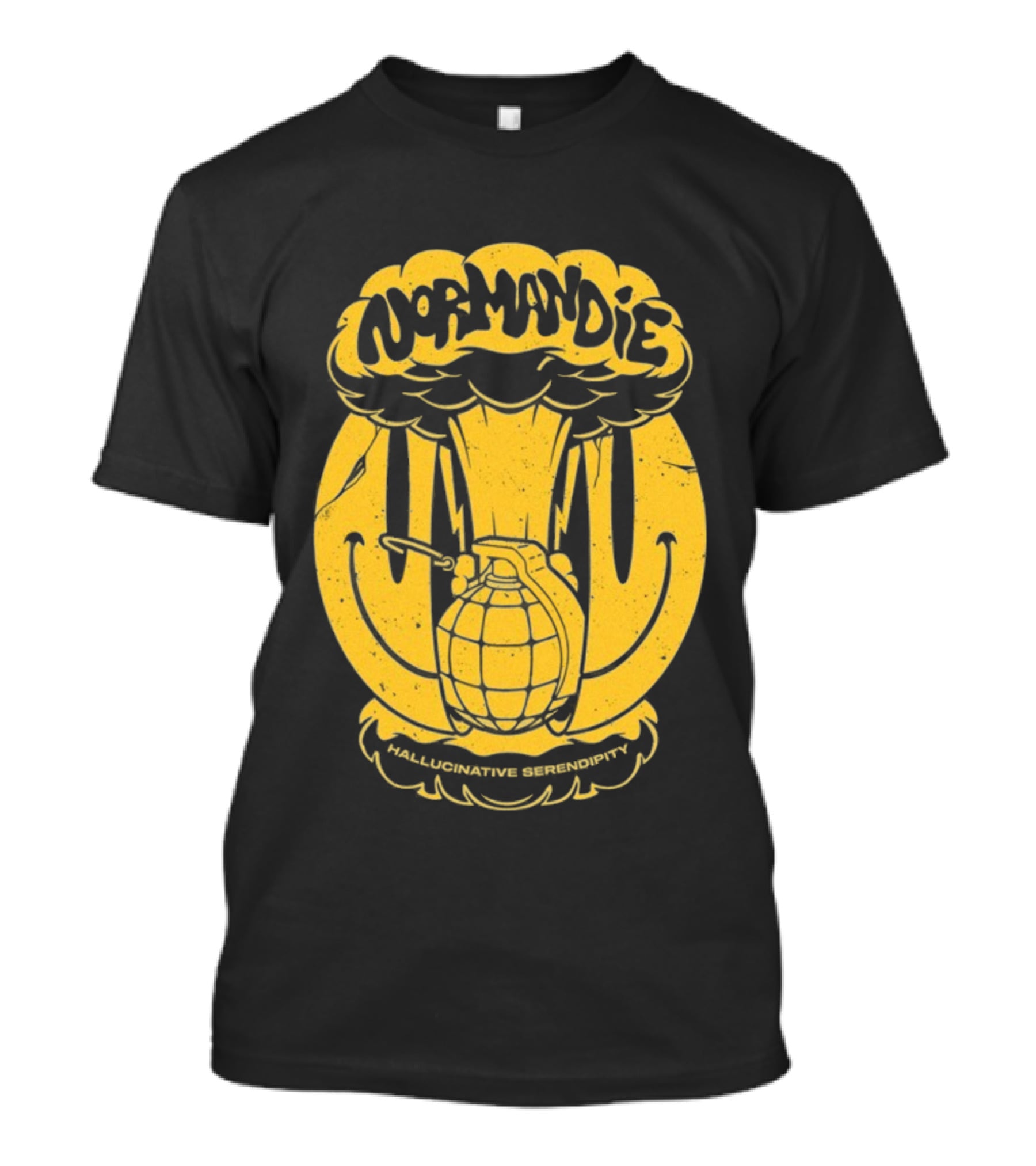 Normandie Hallucinative Serendipity Bomb Retro Style T-Shirt