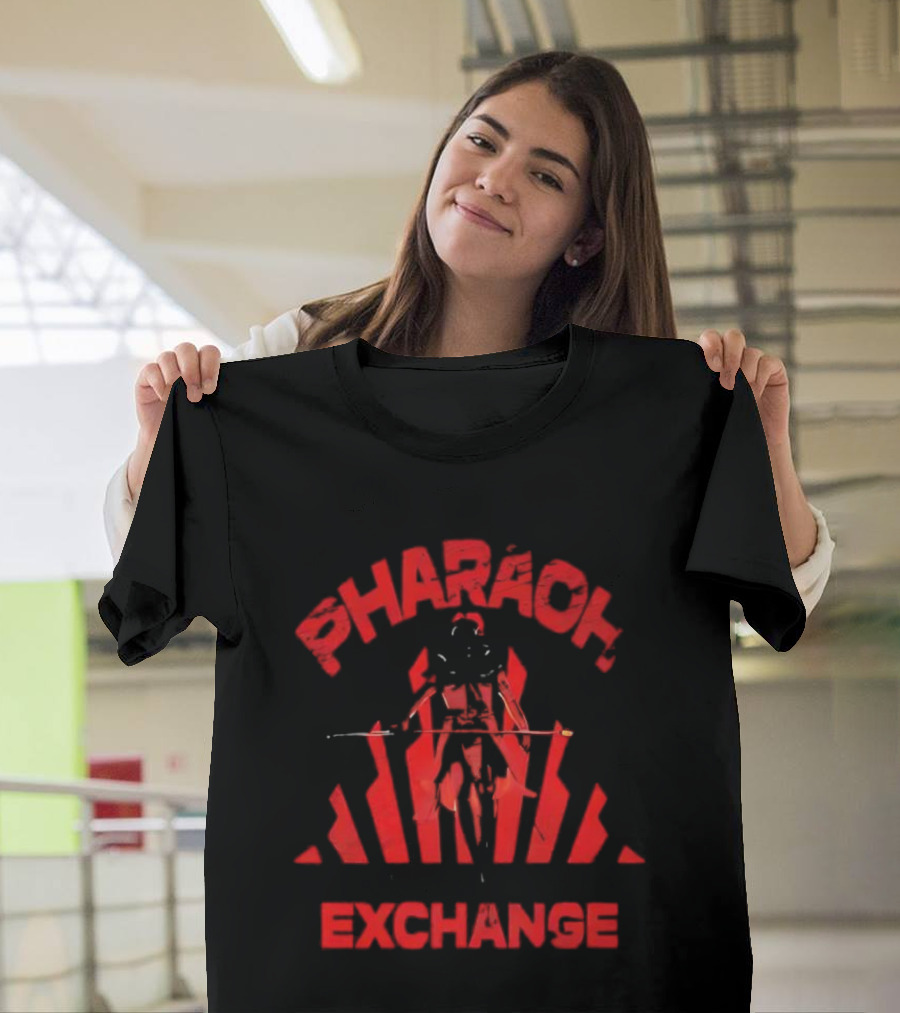 Pharaoh Exchange Ancient Warrior Iconic Red Artwork T-Shirt