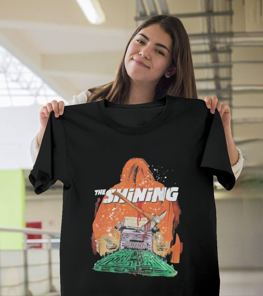 The Shining Axe Typewriter Maze Horror Icon T-Shirt