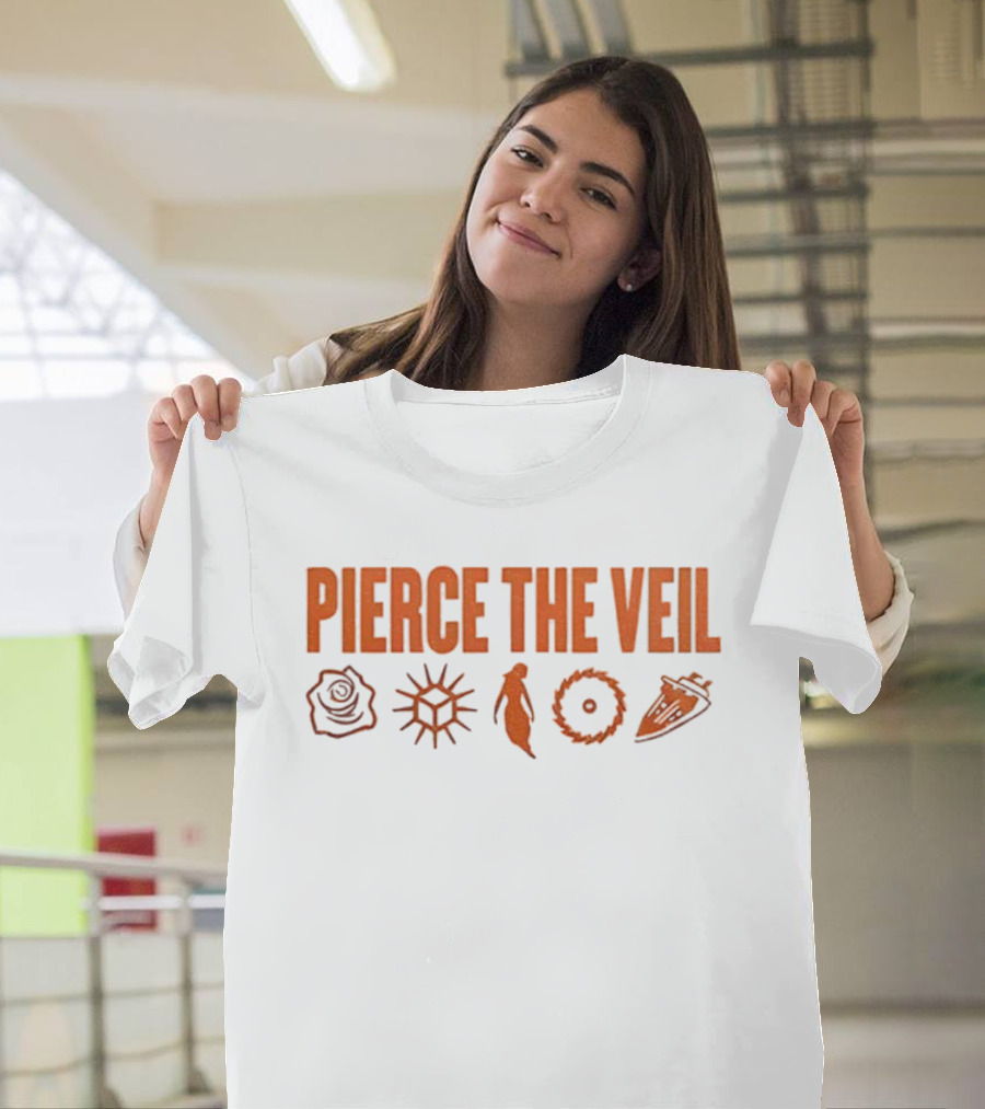 Pierce The Veil 2026 World Tour Symbols Icons Collection T-Shirt