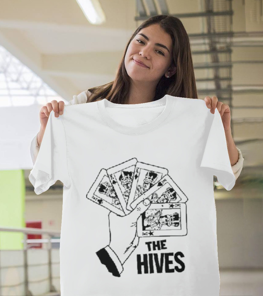 The Hives Poker Hand Playing Cards T-Shirt