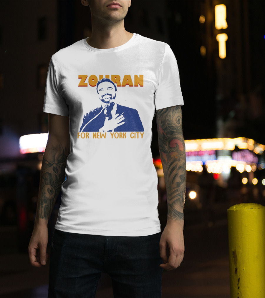 Zohran For New York City Mayor 2025 Political Campaign T-Shirt