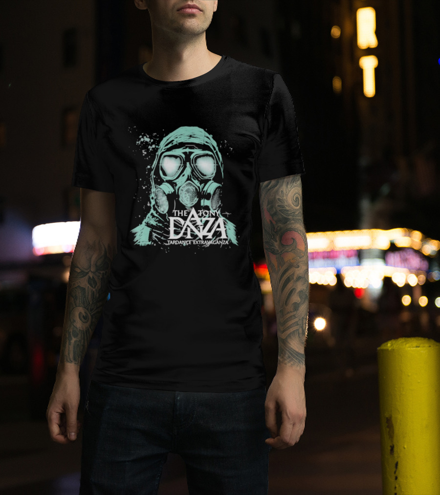 The Tony Danza Tapdance Extravaganza Gas Mask Art Style T-Shirt