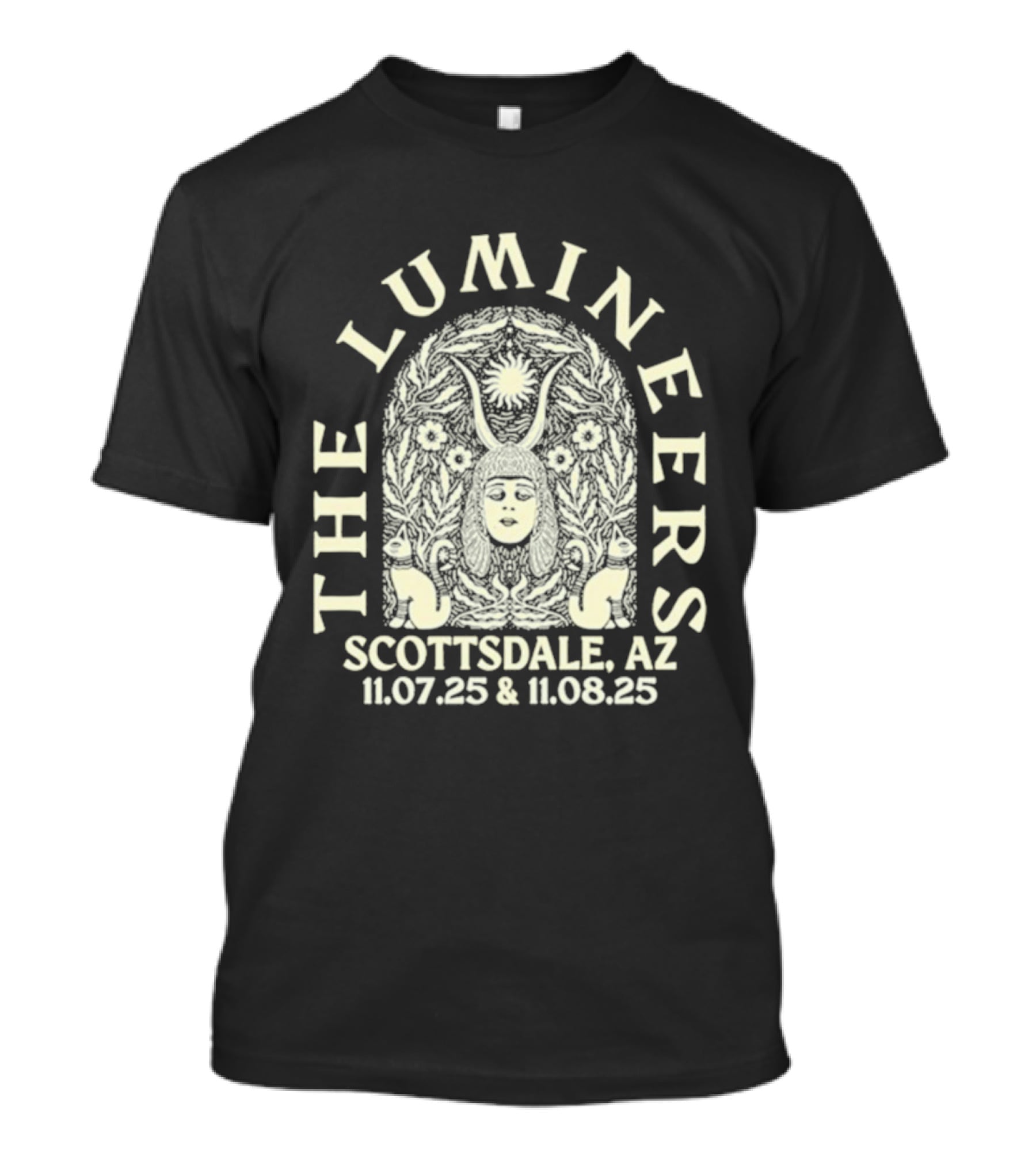 The Lumineers Scottsdale AZ November 7 And 8 2025 Dreamy Draw Festival T-Shirt