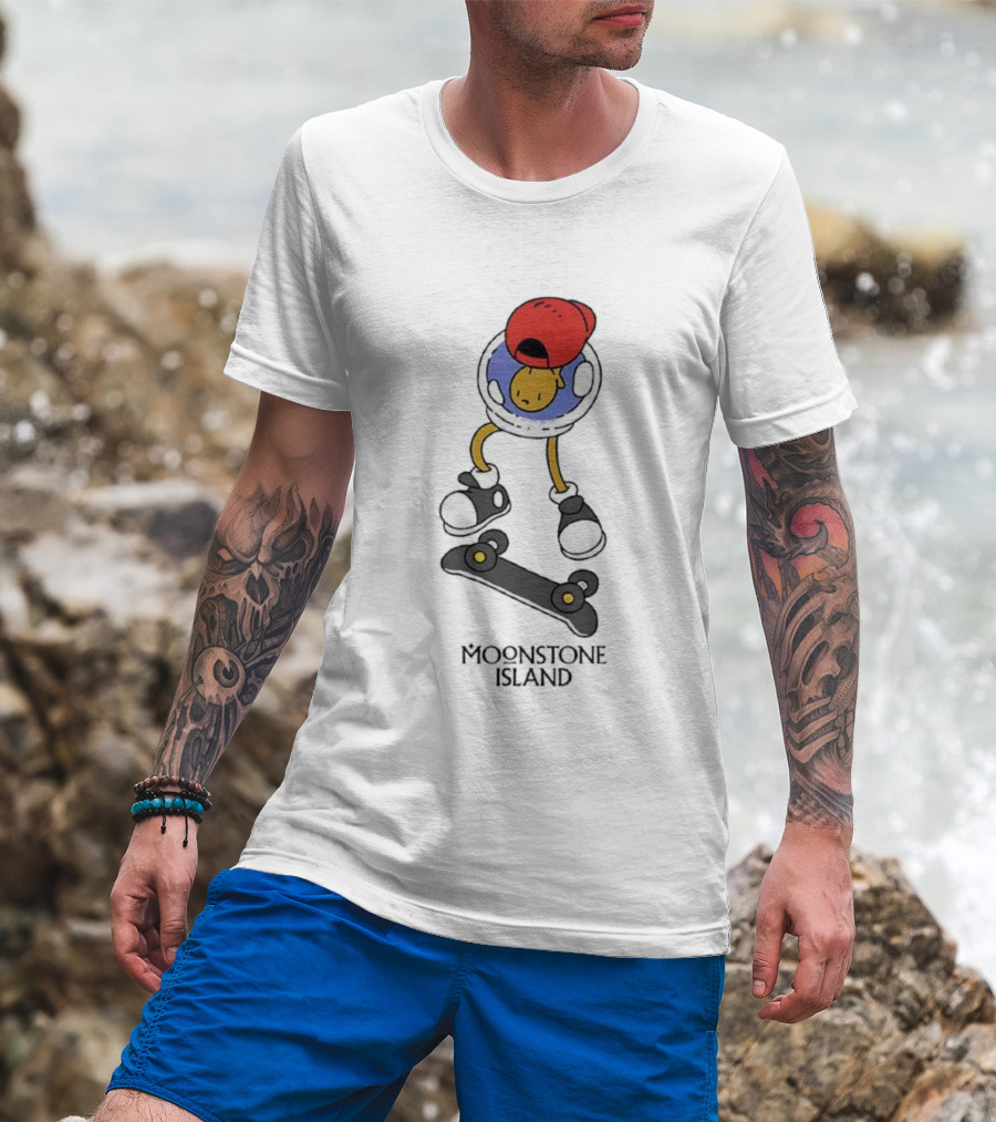 Moonstone Island SRG Video Game Character Skater T-Shirt