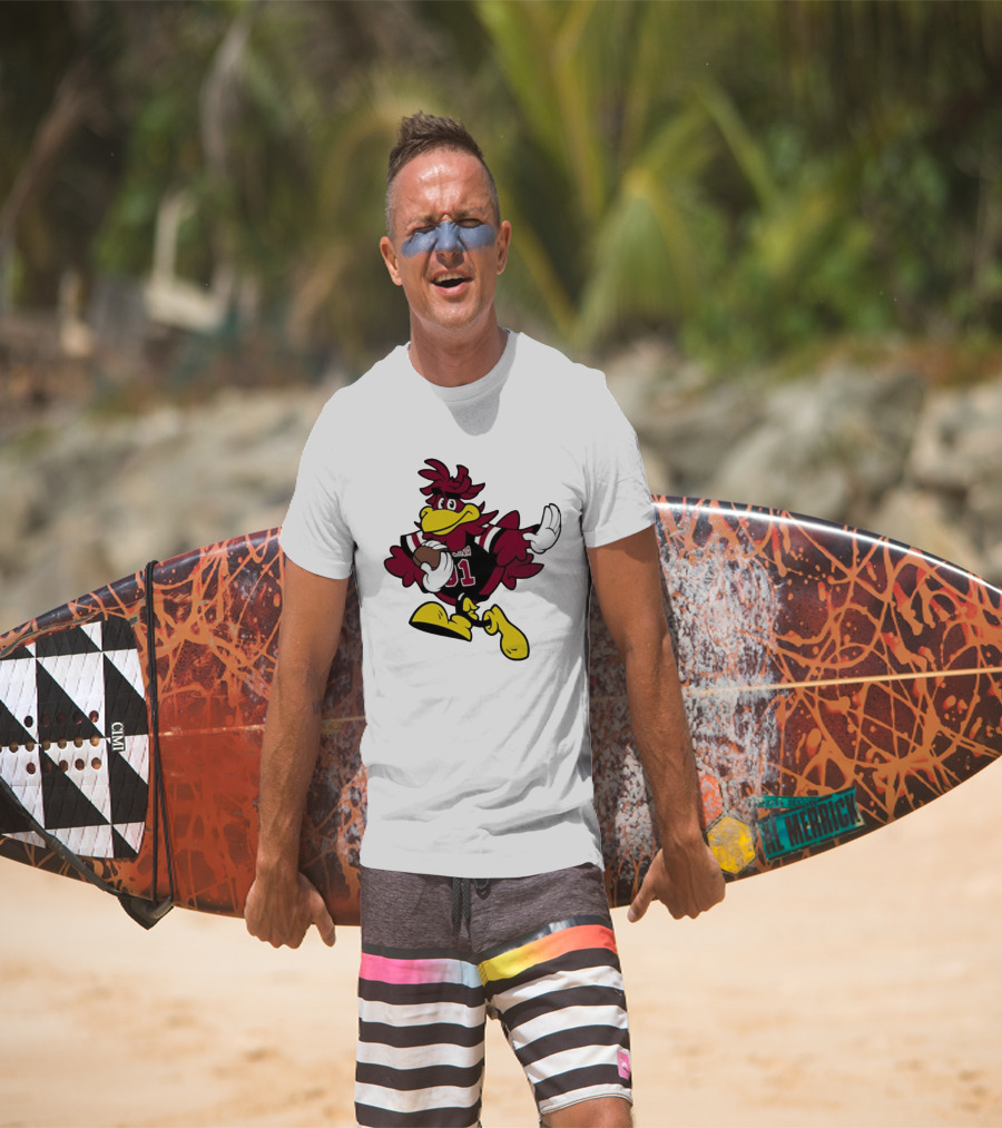 University Of South Carolina Cocky 01 Football Mascot T-Shirt