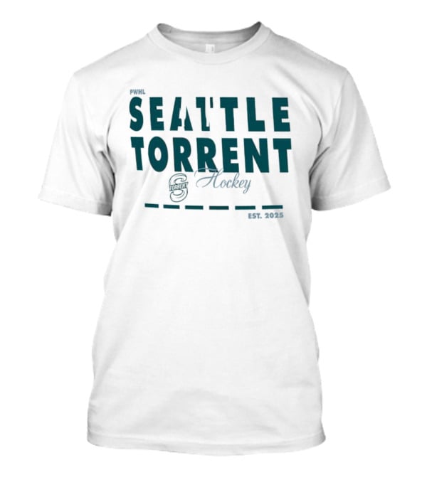 PWHL Seattle Torrent Hockey Team Est. 2025 Classic Sports Style T-Shirt
