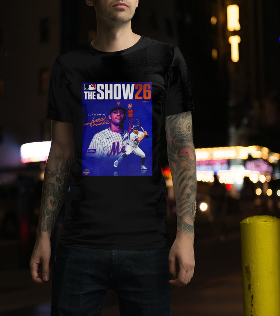 The Show 26 Juan Soto Mets Signature Edition MLB T-Shirt