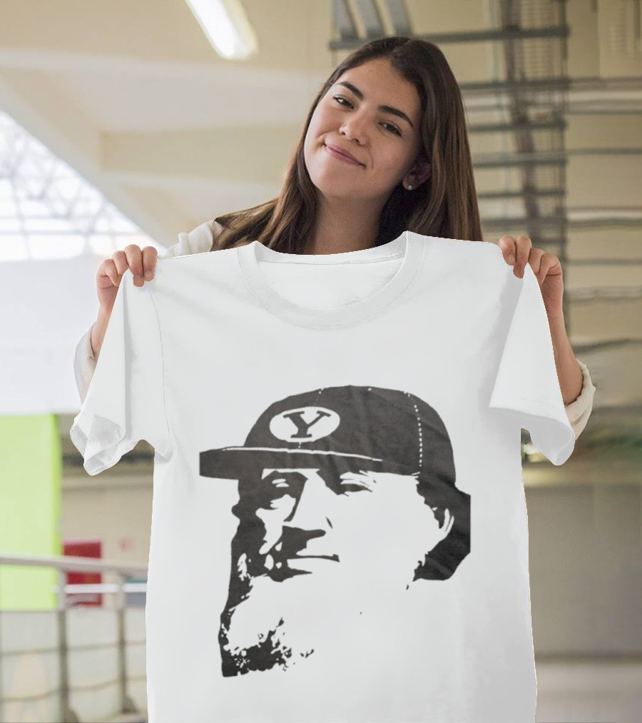 Flat Brim Brigham Young University Y Cougars Hat T-Shirt