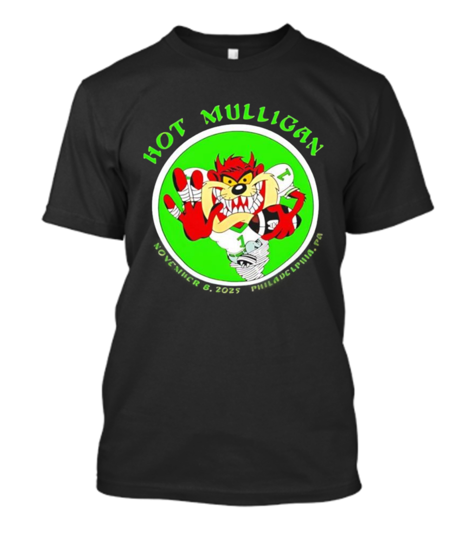 Hot Mulligan The Fillmore Philadelphia Nov 8th 2025 Looney Tunes Character T-Shirt